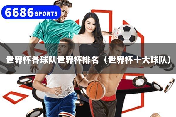 世界杯各球队世界杯排名（世界杯十大球队）